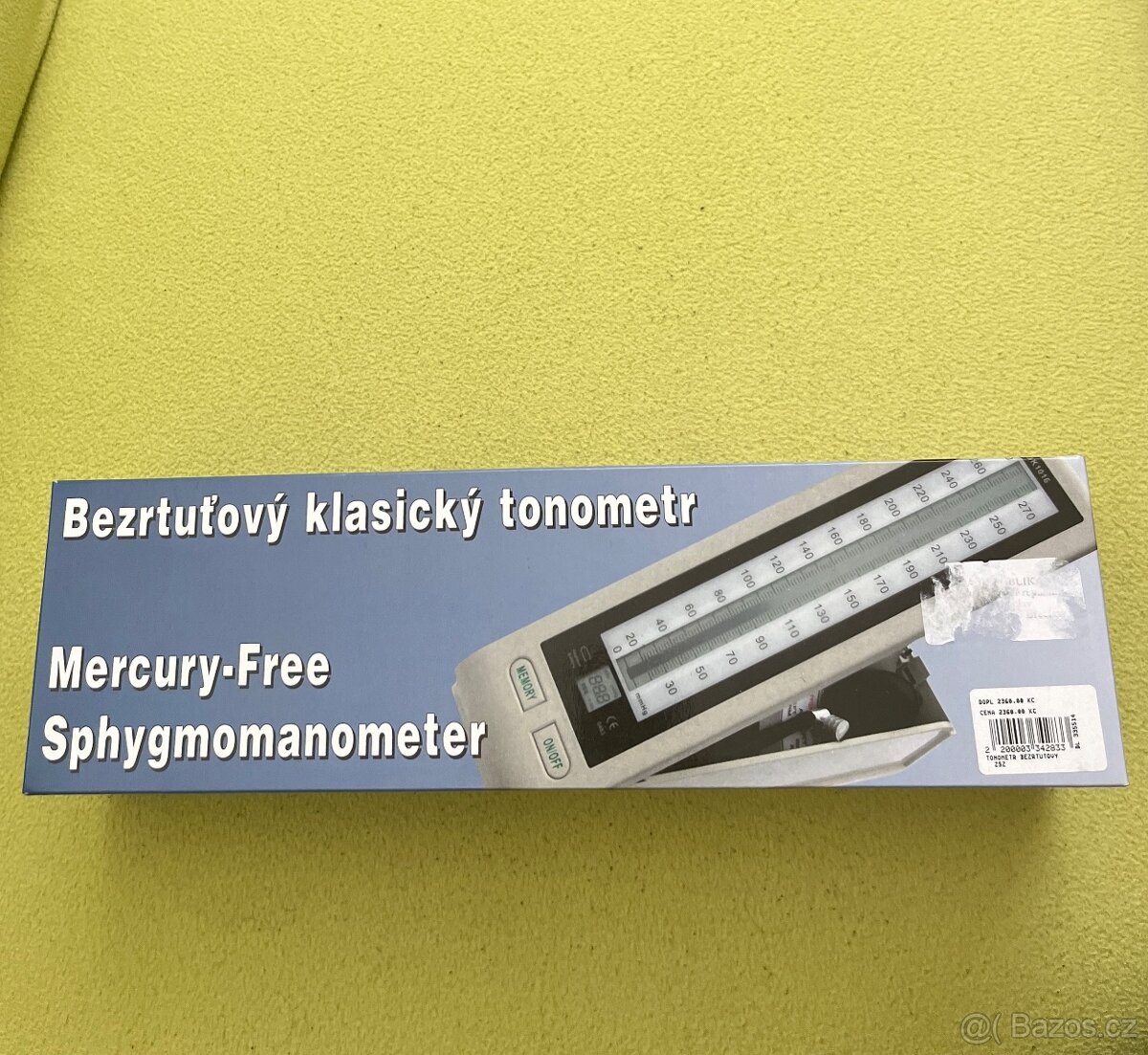 Tonometr bezrtuťový - 2