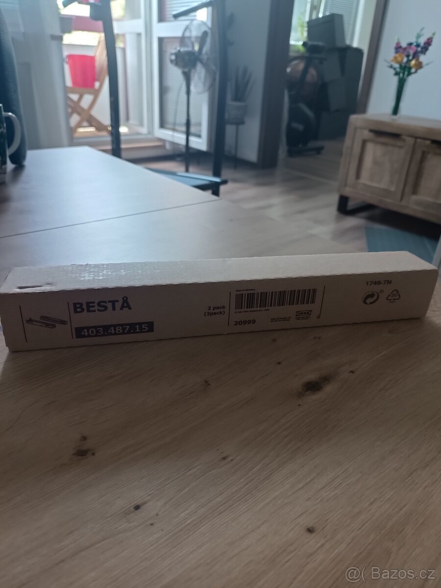 Kolejnice, jemné dovírání IKEA - 2