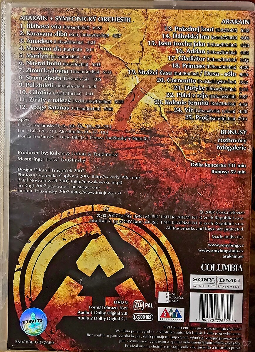 DVD ARAKAIN - XXV Eden - 2