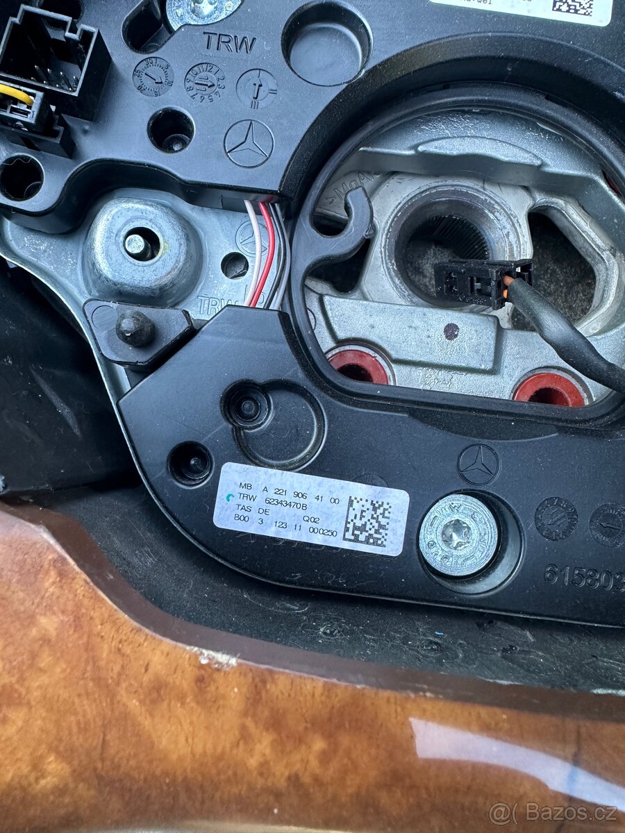 Mercedes w221 - vyhřívaný volant včetně airbagu - 2