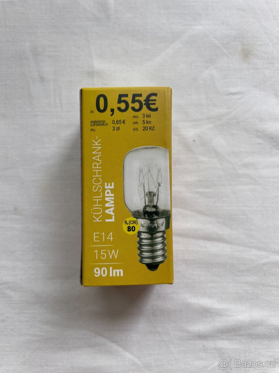 Prodám nové žárovky E14 15W (do lednic/troub) – 20 ks - 2