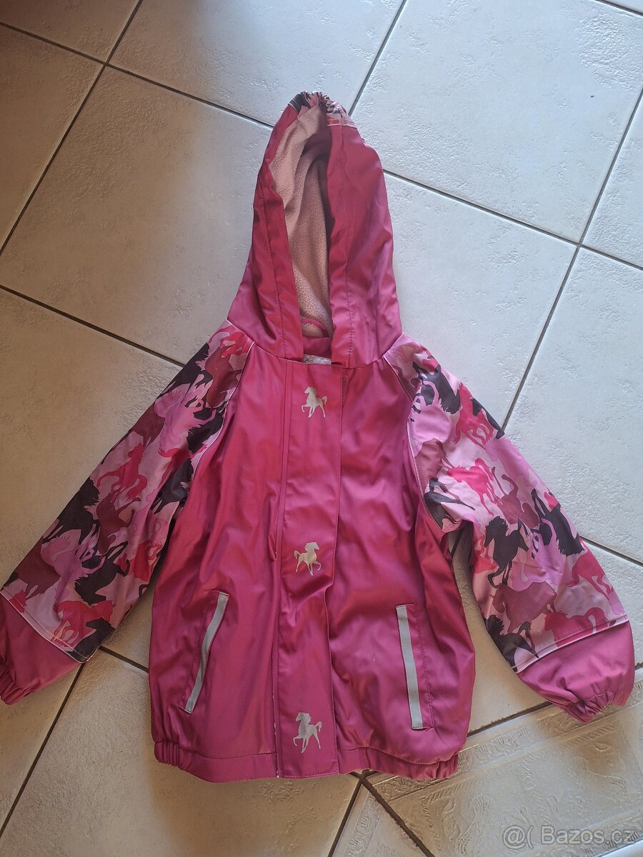 Gumová zateplená bunda 98/104 - 2