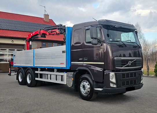 Volvo FH 420 6x4 - valník s hydraulickou rukou - 2