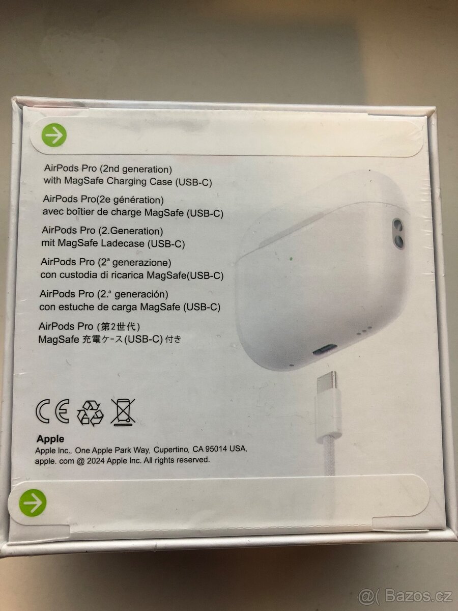 Apple AirPods Pro 2 (USB-C) – NOVÉ, ZABALENÉ, ZÁRUKA DO 2027 - 2