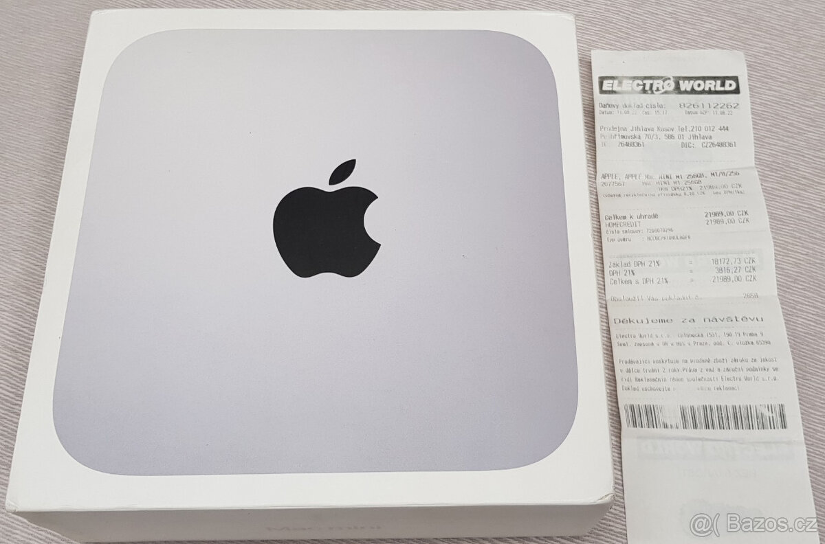 Apple Mac Mini A2348, proc. Apple M1, 8GB RAM, 256GB SSD - 2