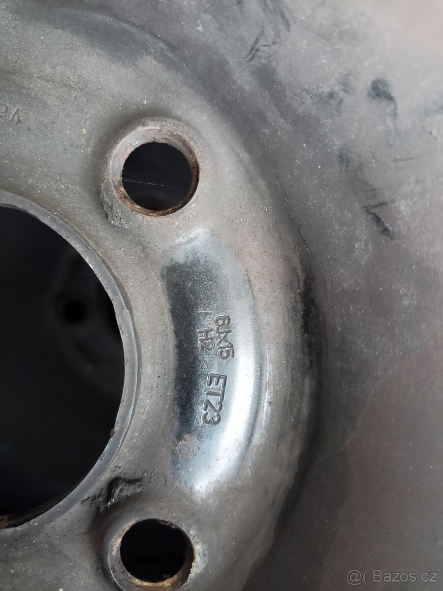 Prodám disky 6J x 15 ET 23, Peugeot 307 - 2