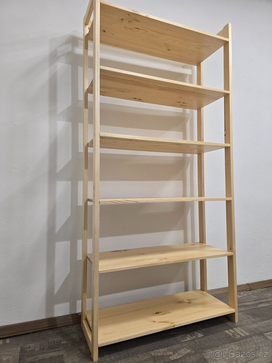 Prodám nové masiv Borovicové regály o výšce 200cm - 2