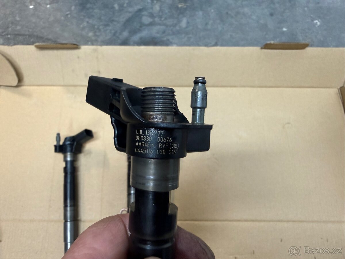 Vstřiky vstřikovače 2.0 TDI 03L130277 - 2