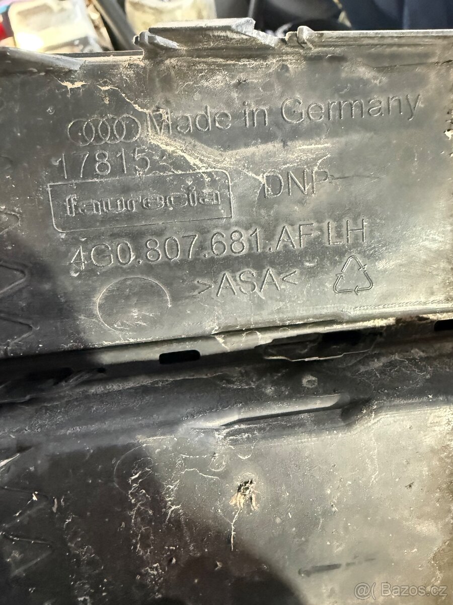 A6 C7 4G LIFT mřížka nárazníku levá levý předek SLINE 4G0807 - 2