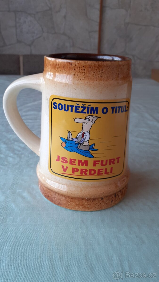 Keramický korbel - pivní skaut - 2