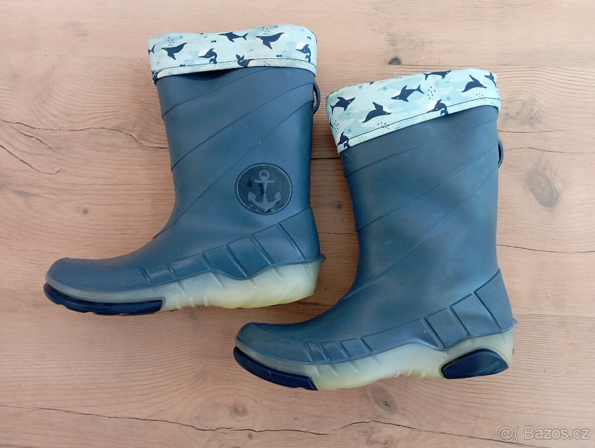 Blikající gumáky vel. 28/29 - 2