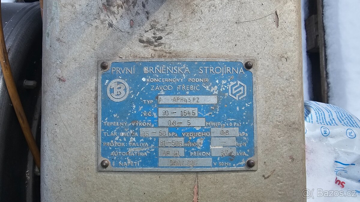 Průmyslový plynový hořák - 2