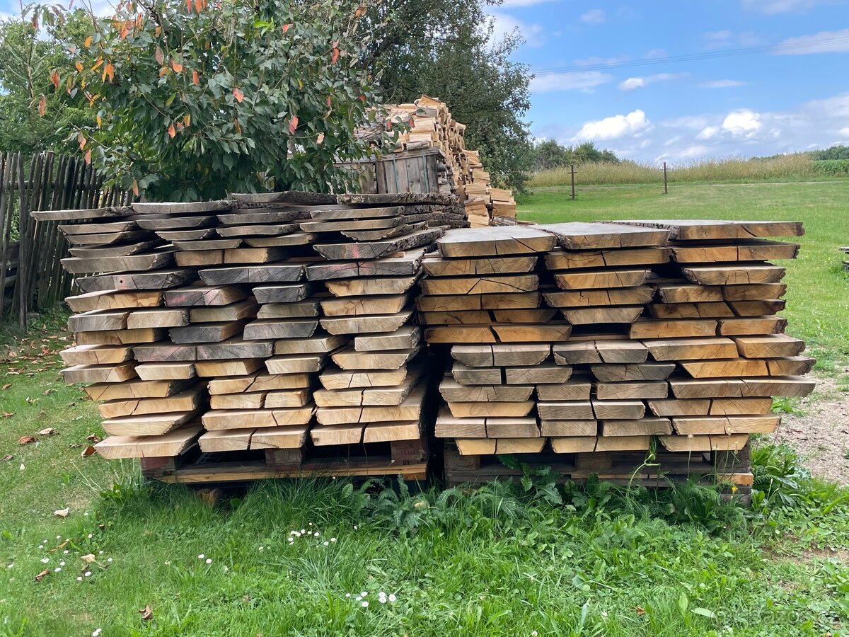 Truhlářské řezivo dub, jasan - 2