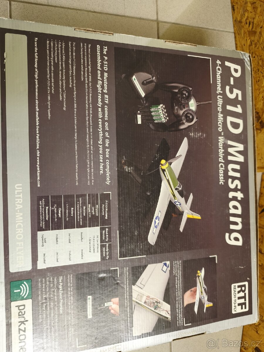 Prodám RC letadlo P-51D Mustang - 2