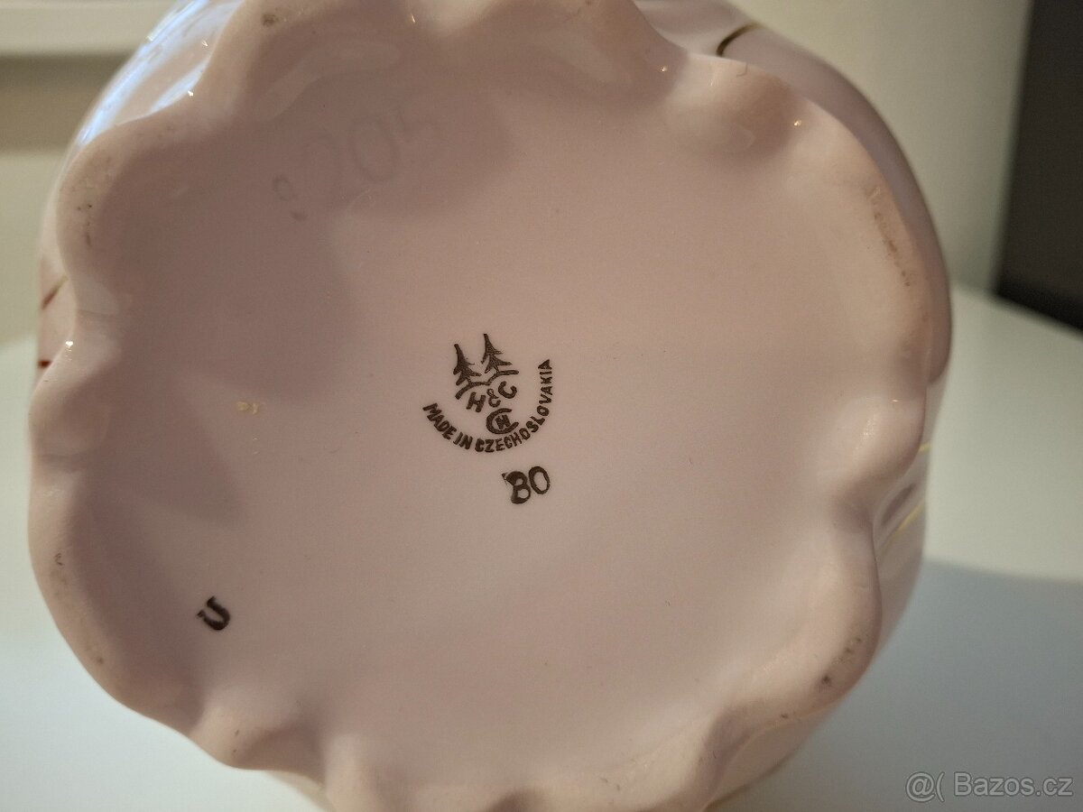 Růžový porcelán H & C 205 - 2