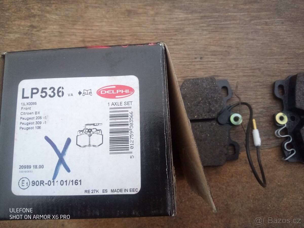 Brzdové destičky Peugeot - 2