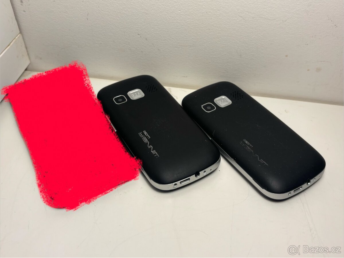 3x tlačítkový telefon Aligator, WG - 2