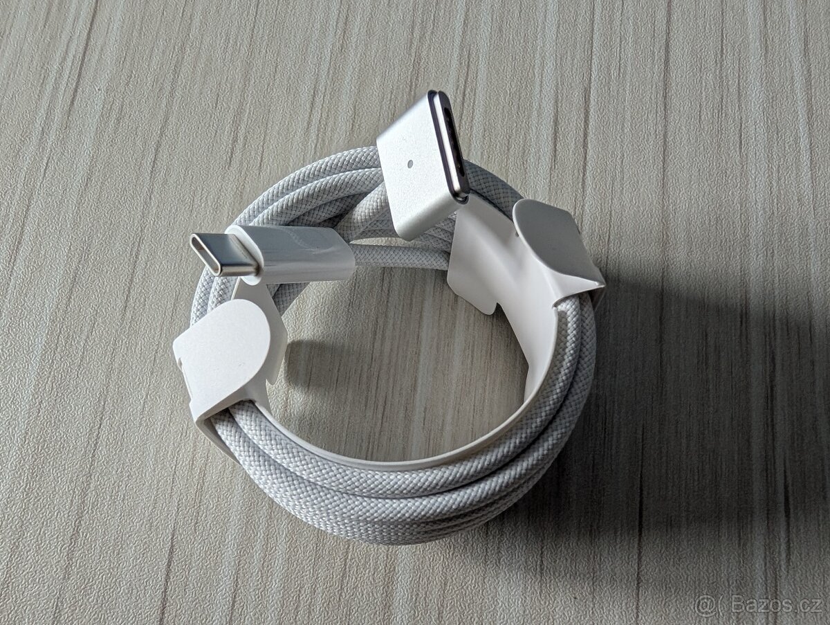 originál pple Magsafe 3 strieborný kábel (2m) pre Macbook - 2