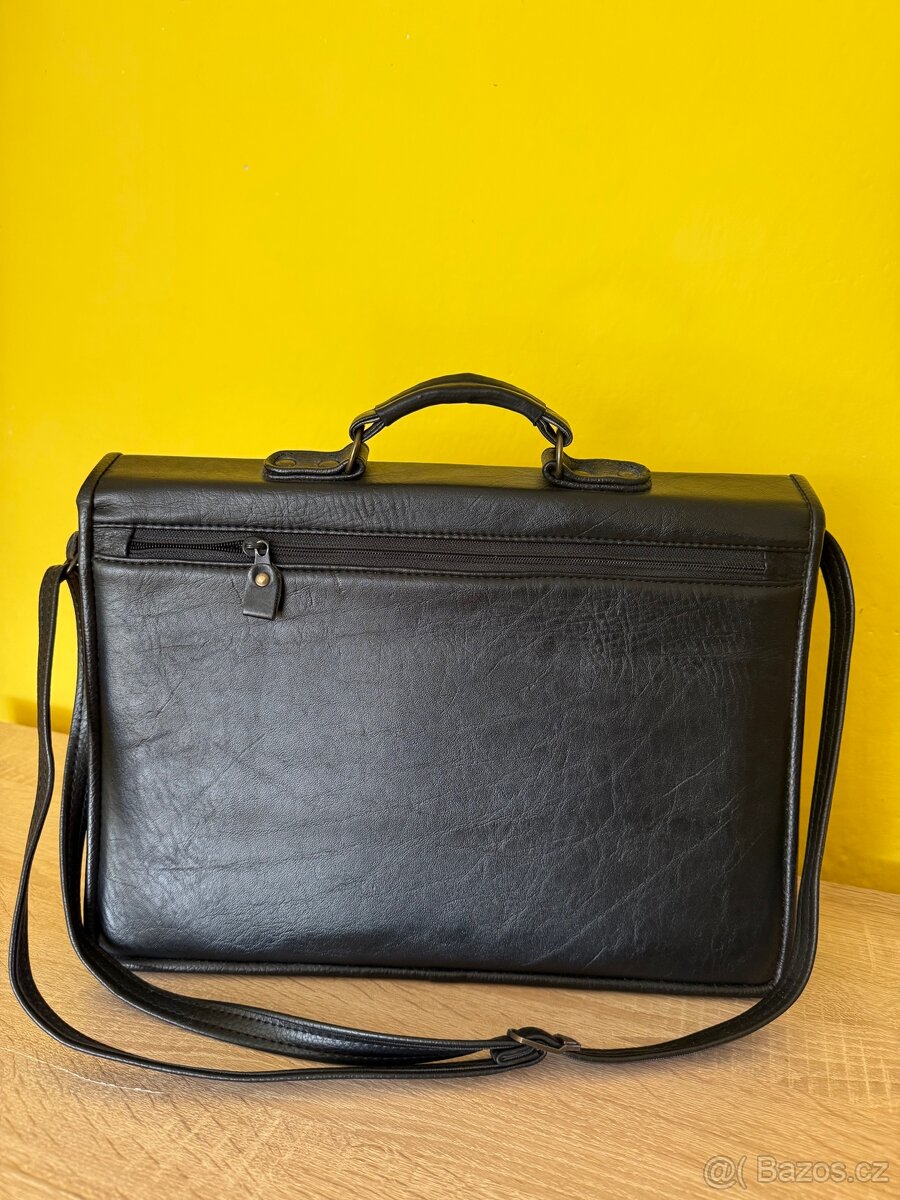 Dámská kožená brašna na notebook - 2