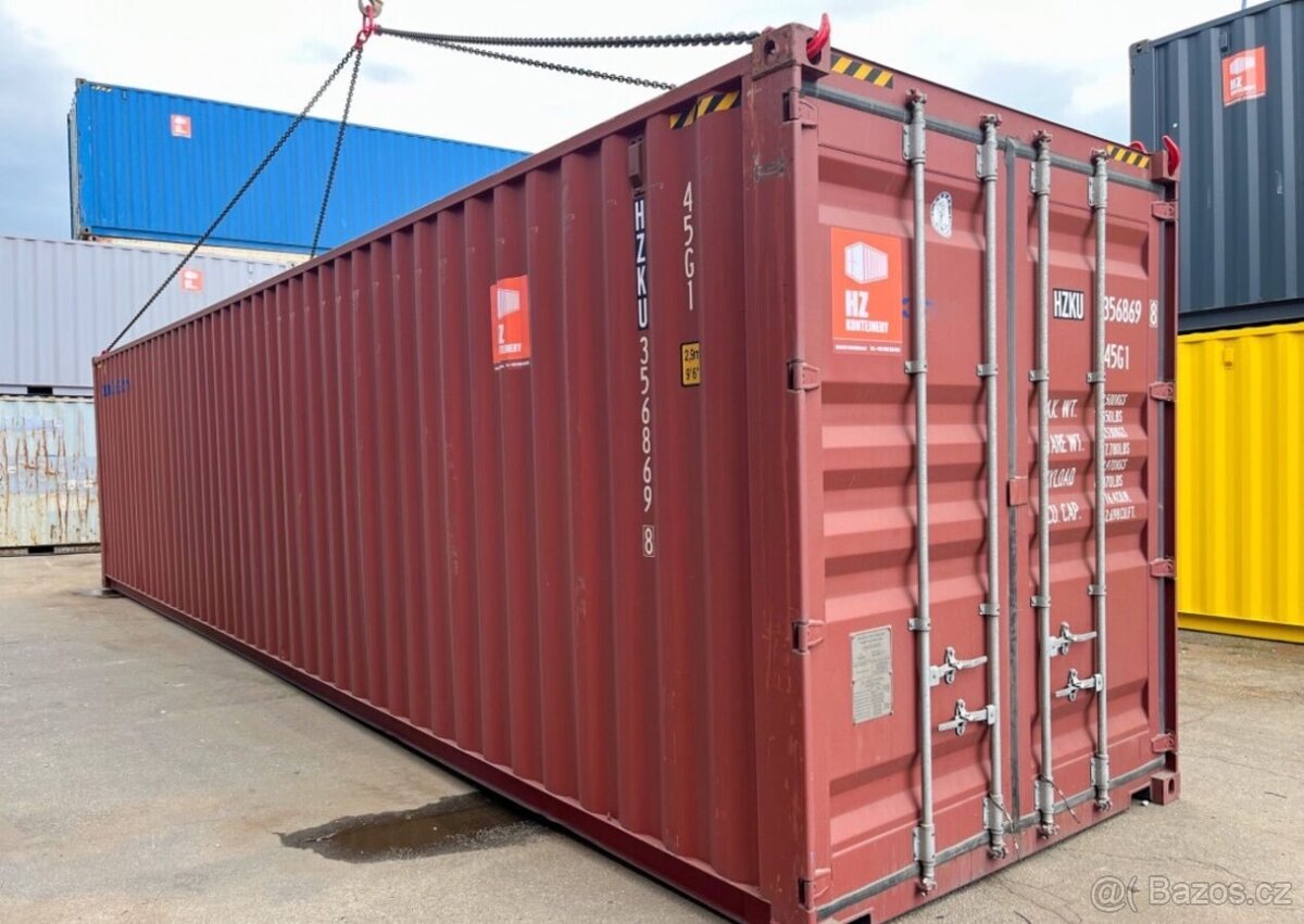 Lodní kontejner 40'HC RAL 8004 DODÁNÍ ZDARMA - 2