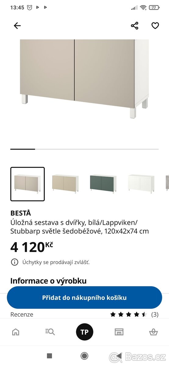 Ikea komoda BESTA - 2