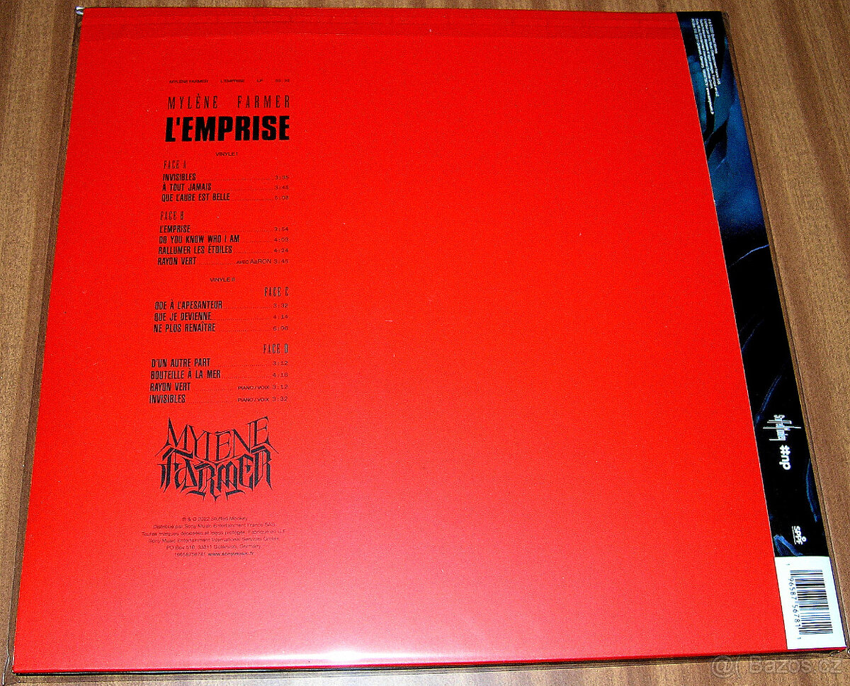 2LP Mylene Farmer : L´emprise, P 2022, poslední řadovka - 2