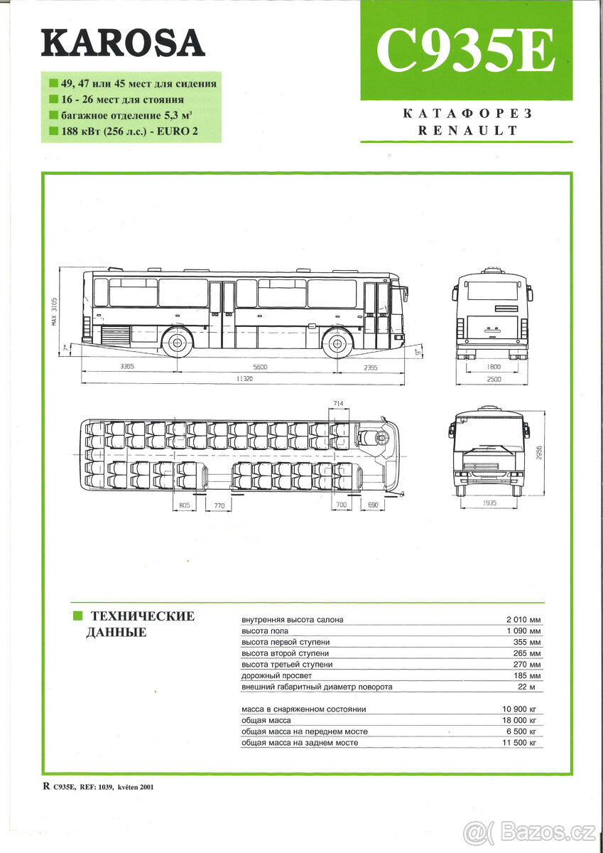 Prospekty - Autobusy Karosa 6 - 2