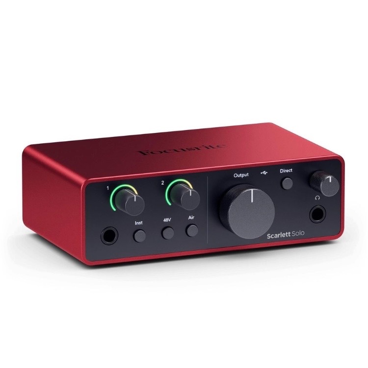 Rode nt1 - focusrite scarlett 4th solo - 2