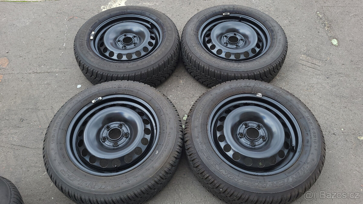 90% zimní kola Dunlop 15" 5x100 Škoda Fabia 4 - 2