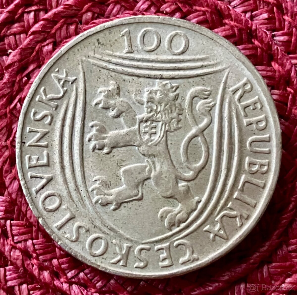 Stará stříbrná mince 100 Kčs K. Gottwald 1921-1951 - 2