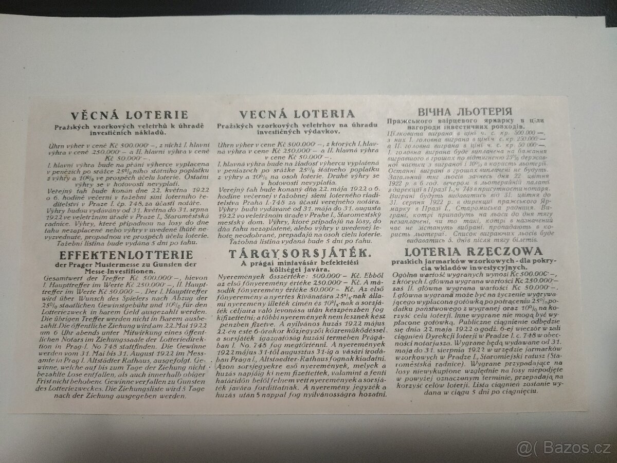 Vécná Loteria - 2
