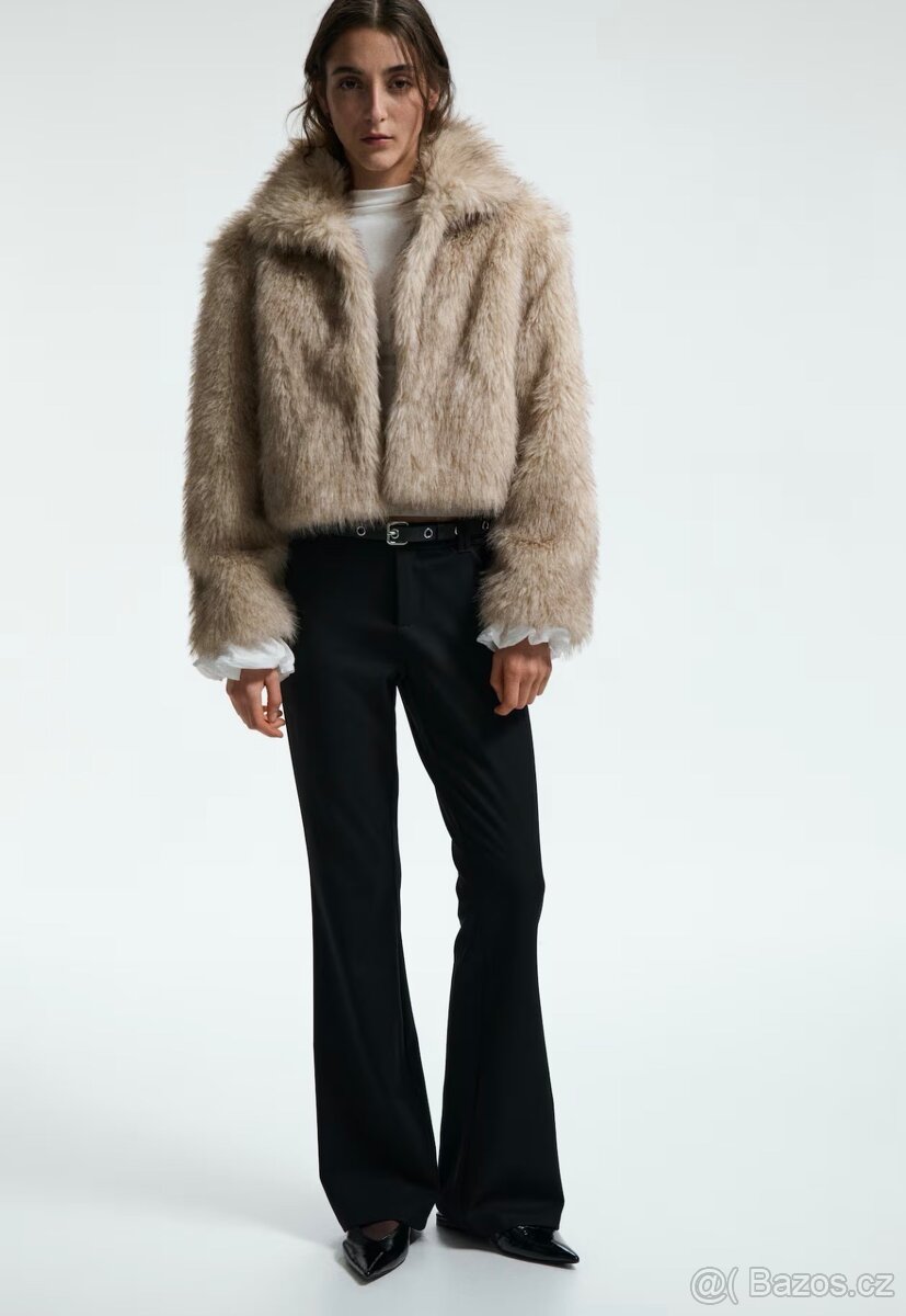 Dámský chlupatý kabátek - 2