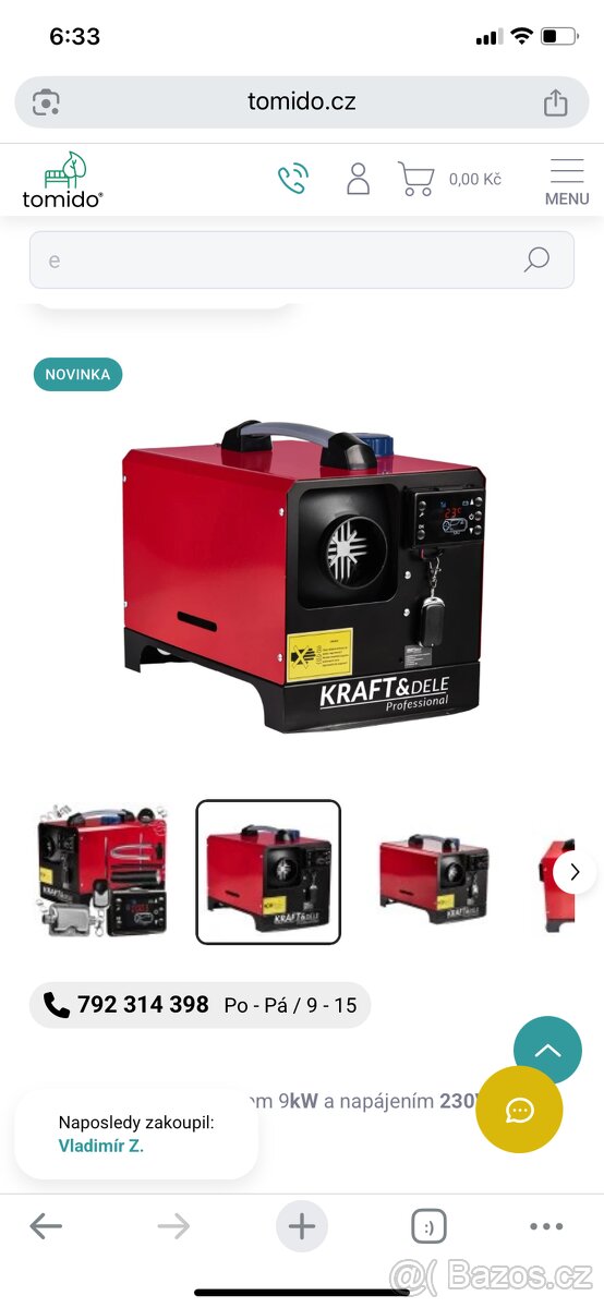 Prodam naftový topidlo Bufik - 2