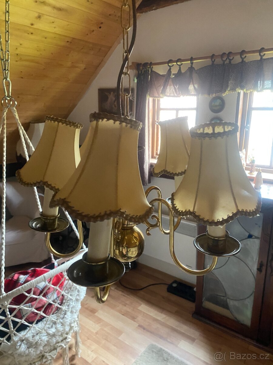 Hezký retro lustr- světlo - 2