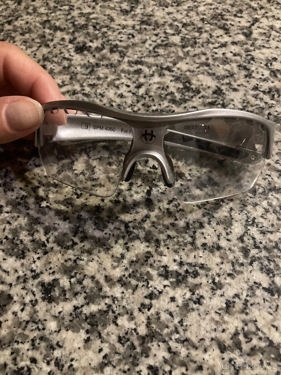 Brýle na florbal Unihoc junior šedé - 2