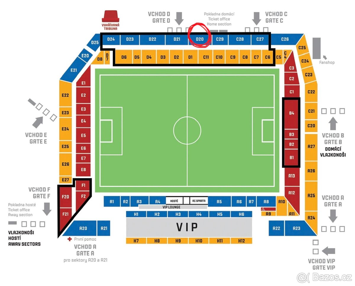 Vstupenky Česko - Dánsko 31.3.2026 - 2