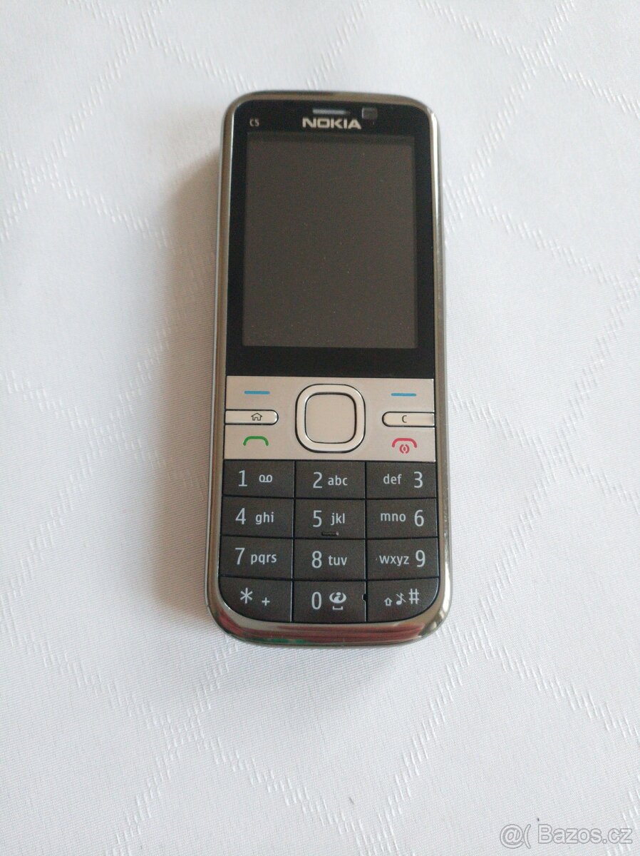 Nokia C5 ve výborném stavu, baterka, zdroj - 2