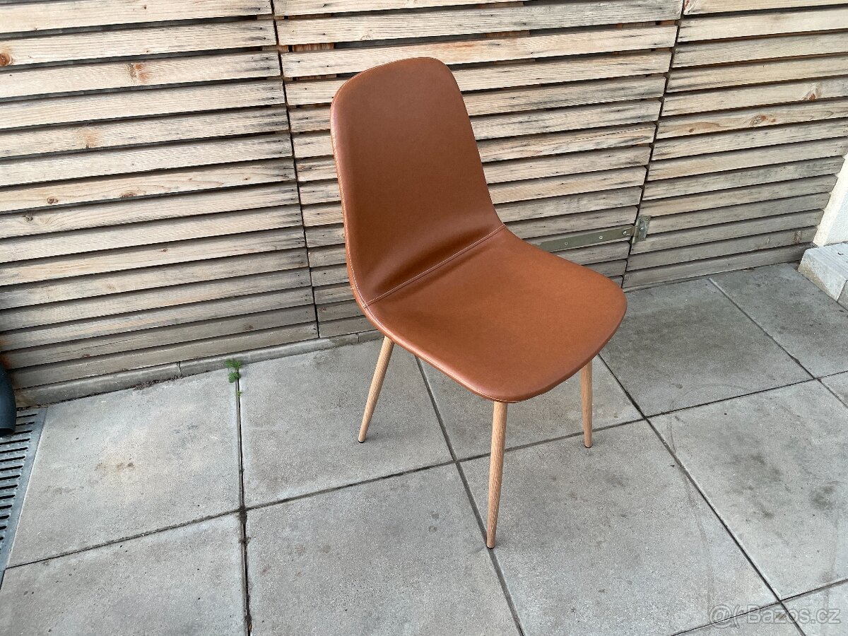 Židle jídelní JYSK JONSTRUP koňaková koženka - 2