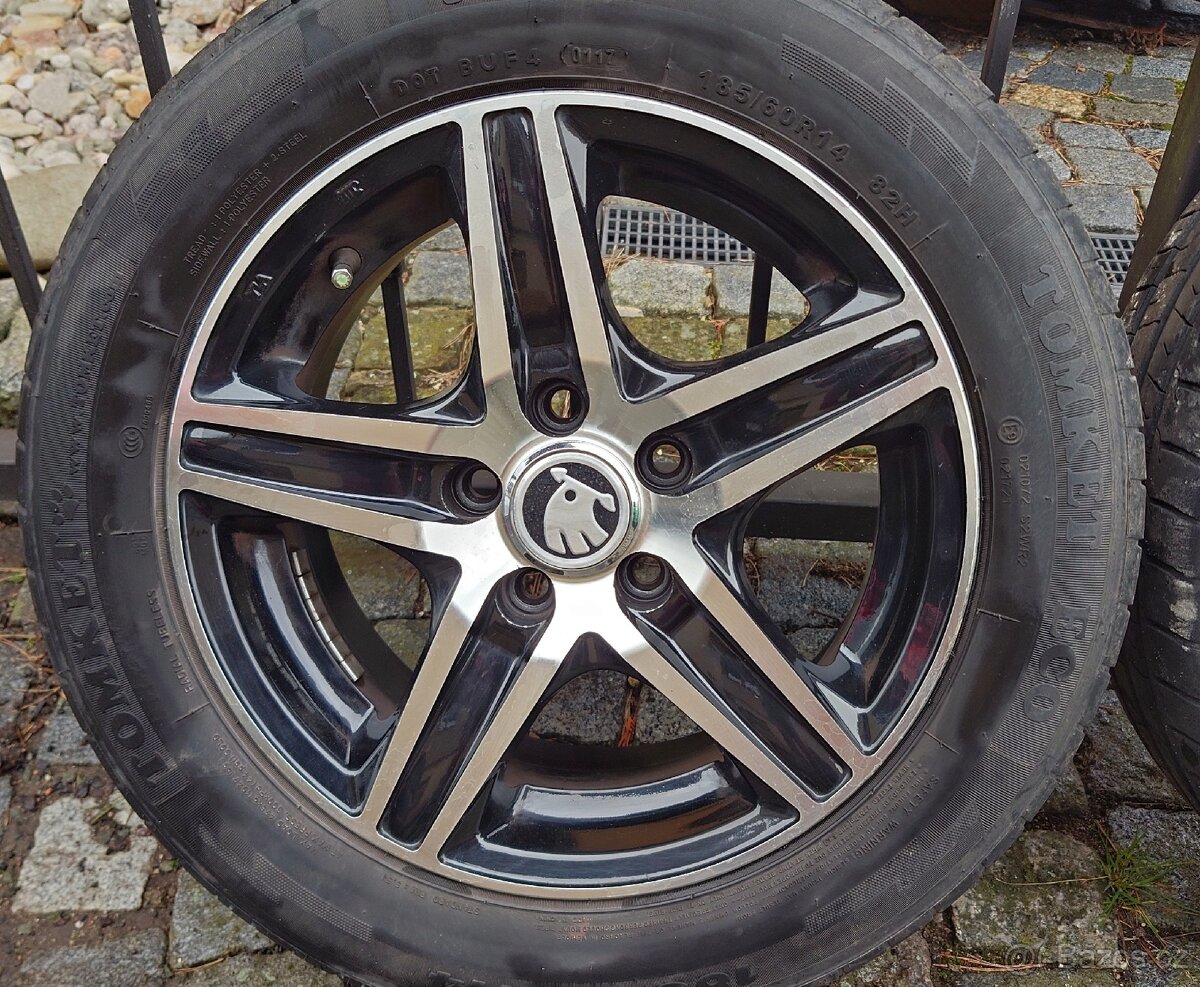 Alu.kola + letní pneu FABIA, POLO... - 2