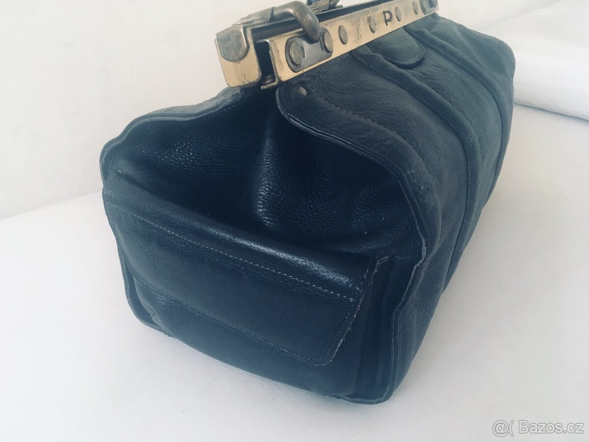 Černá kabela "doktorský kufřík" z 90-tek - 2