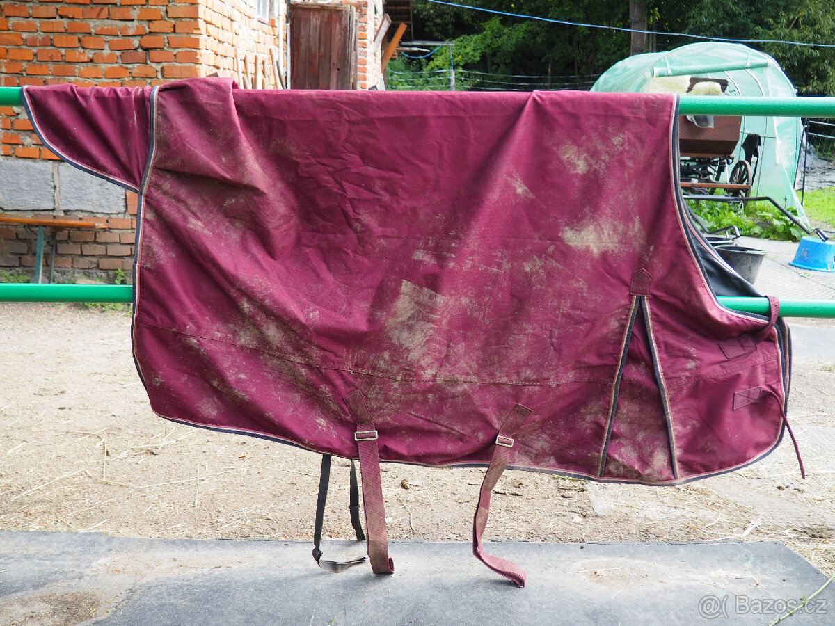 výběhová deka s fleecem 125 cm - 2