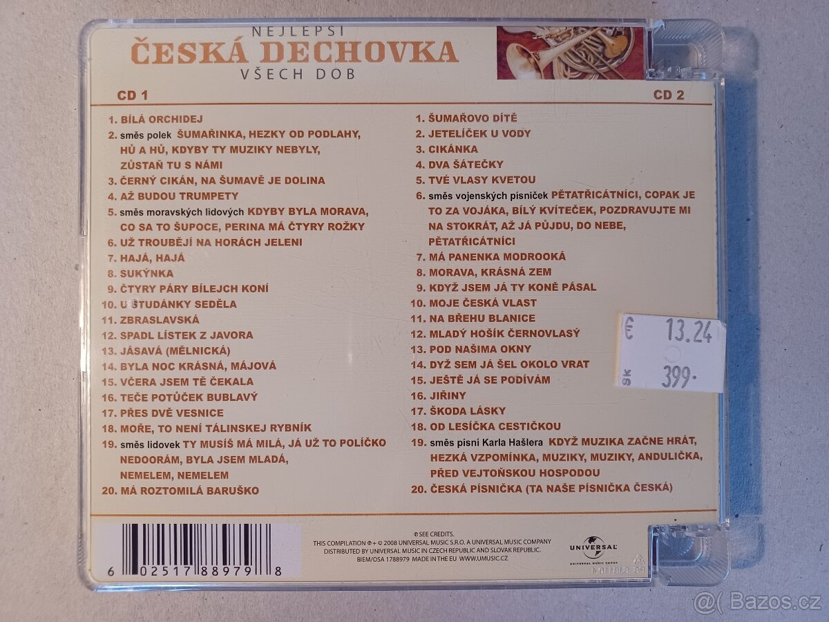 2CD Nejlepší česká dechovka všech dob - 2
