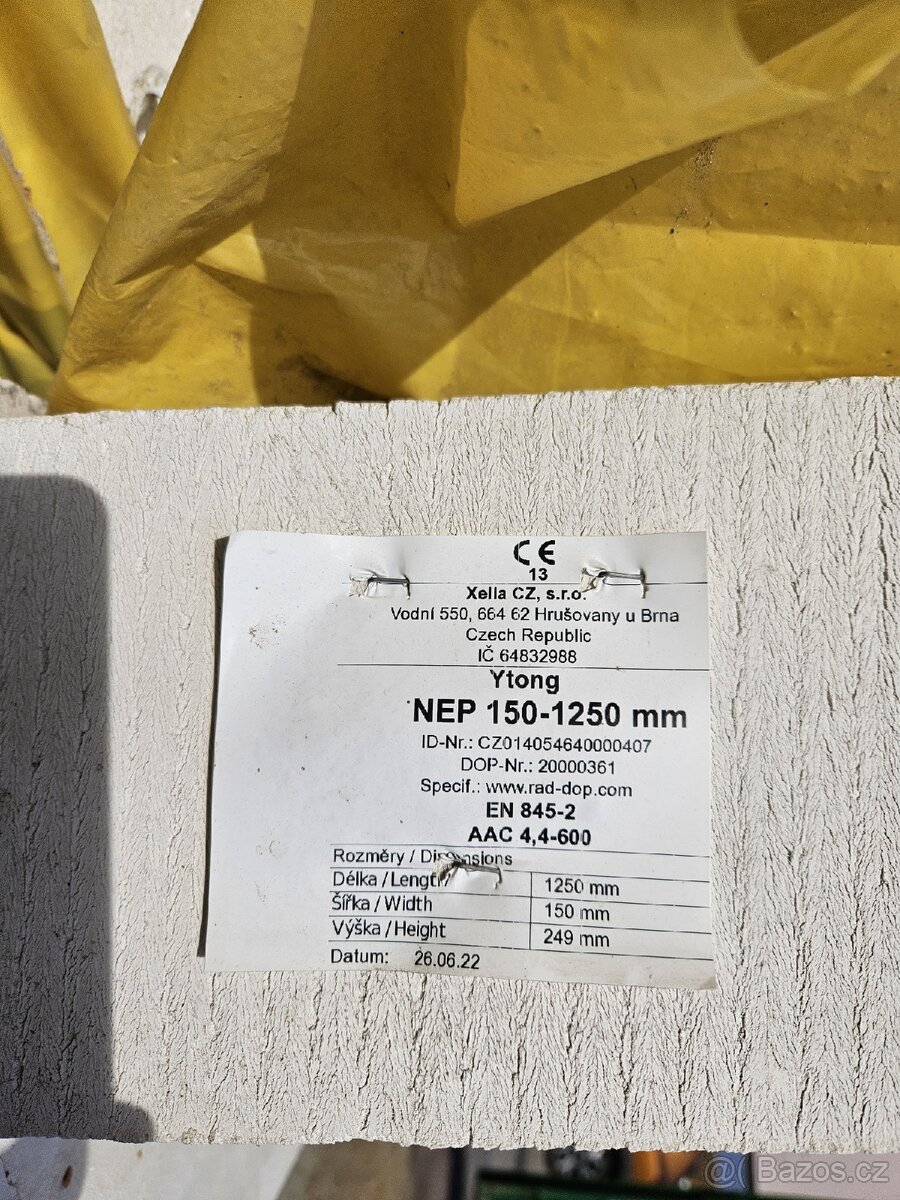 Ytong překlad 150×1250, sleva 50 % - 2