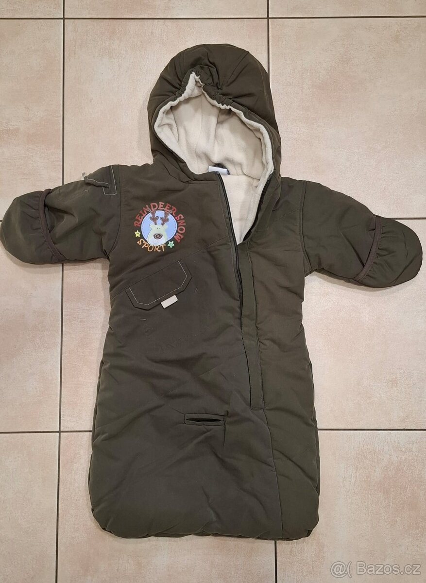 Zimní overal do kočárku vel. 62 - 68 - 2