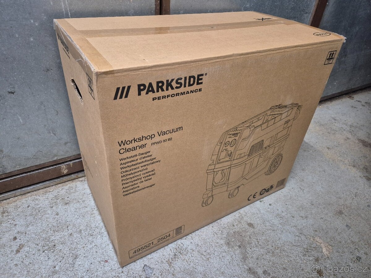 NOVÝ Průmyslový vysavač - Parkside Performance PPWD 30 B2 - 2