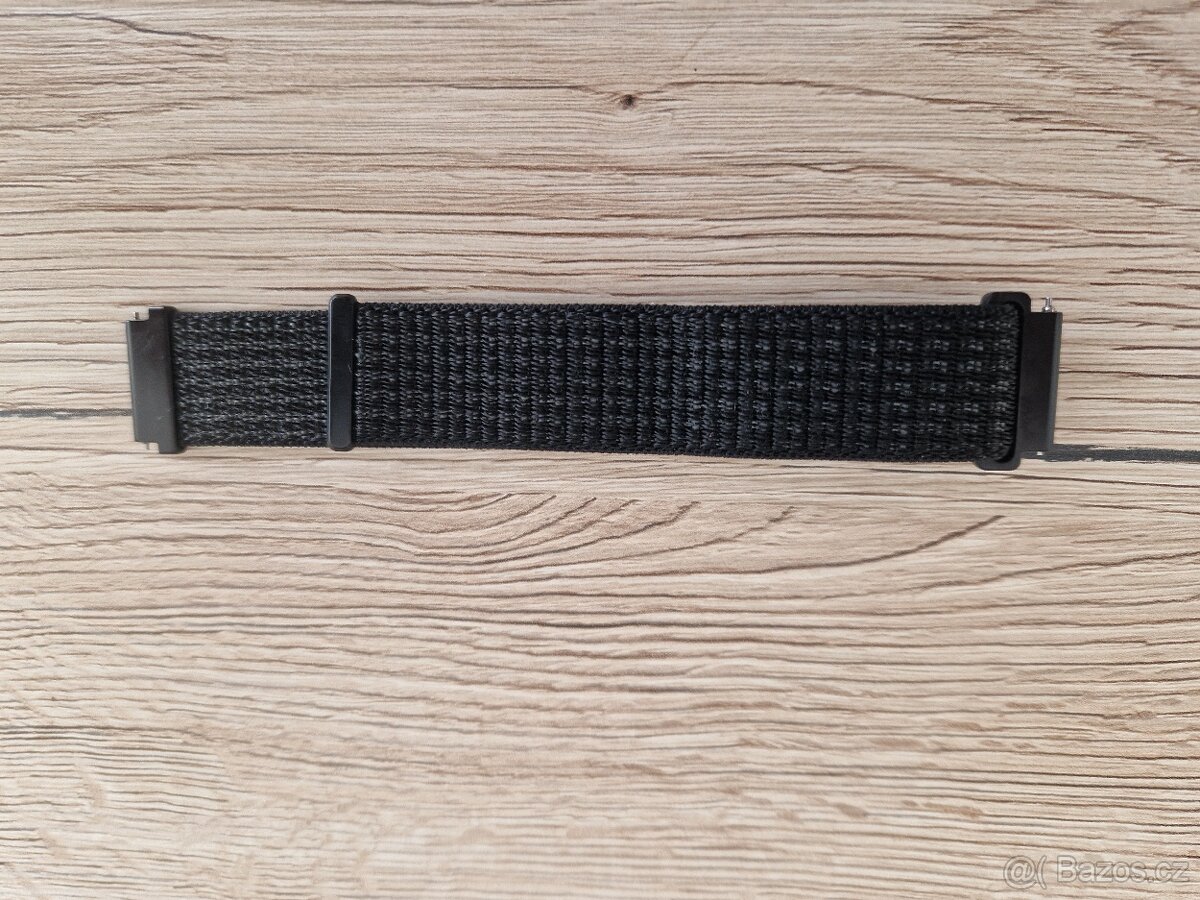 FIXED Nylon Strap Universal se šířkou 20mm reflexně černý - 2