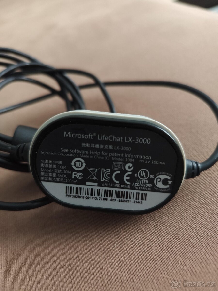 Prodám sluchátka Microsoft LifeChat LX-3000 - 2