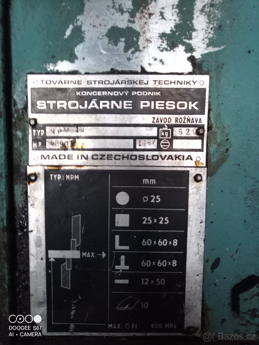 Nůžky na profily NPM 10 - 2