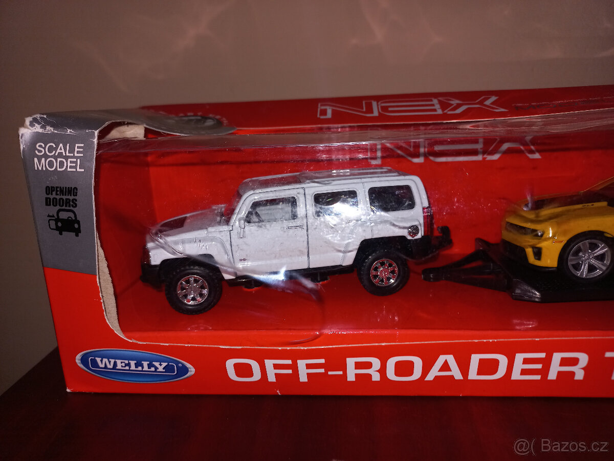 autíčka značka WELLY, OFF-ROADER TRAILER - 2