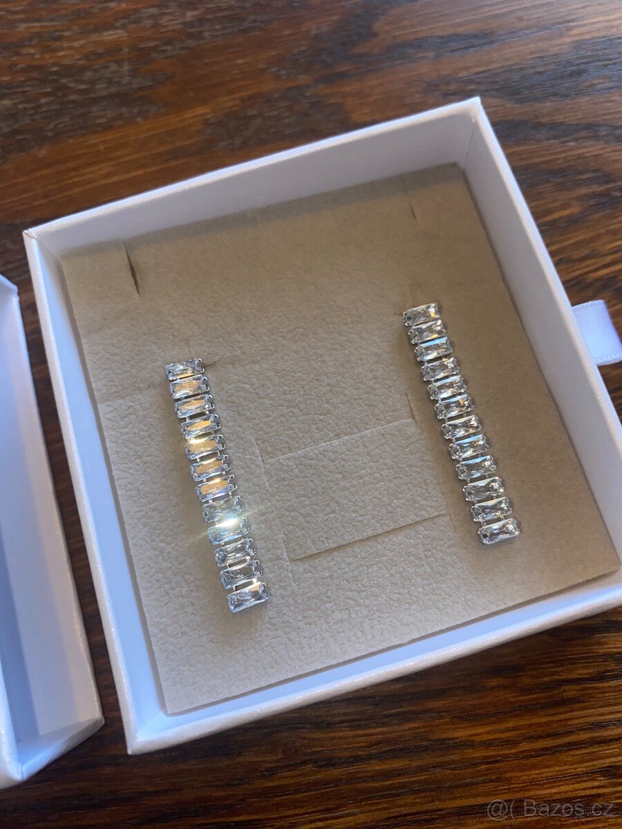 Náušnice stříbrné franco bene - 2